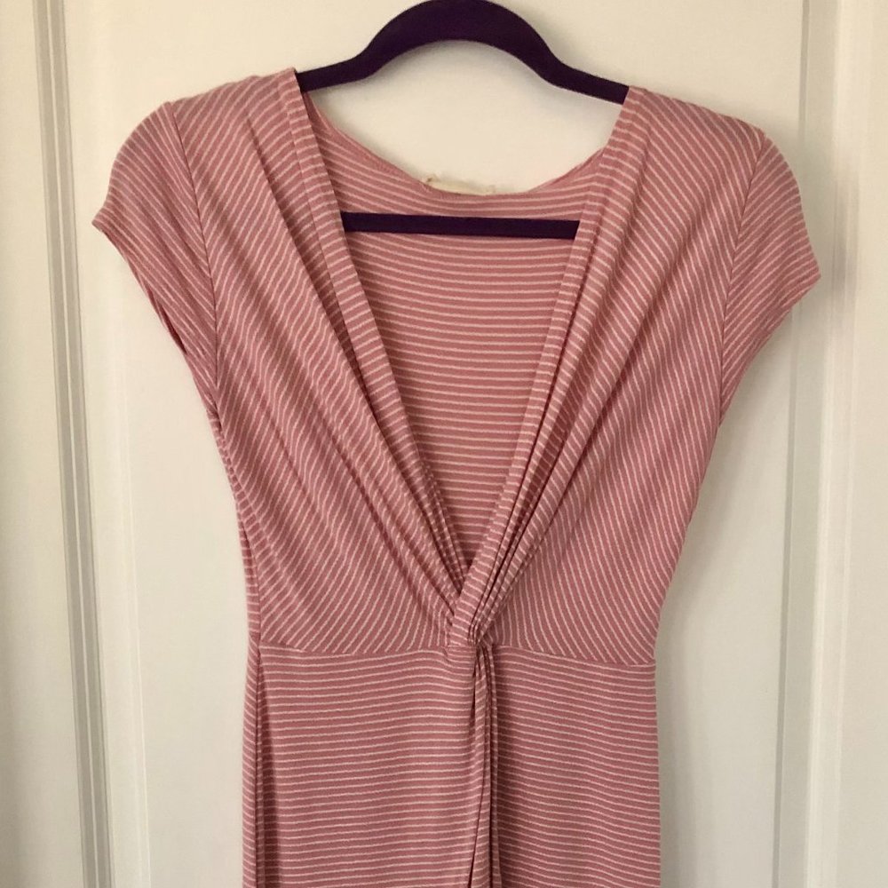 Pink striped dress